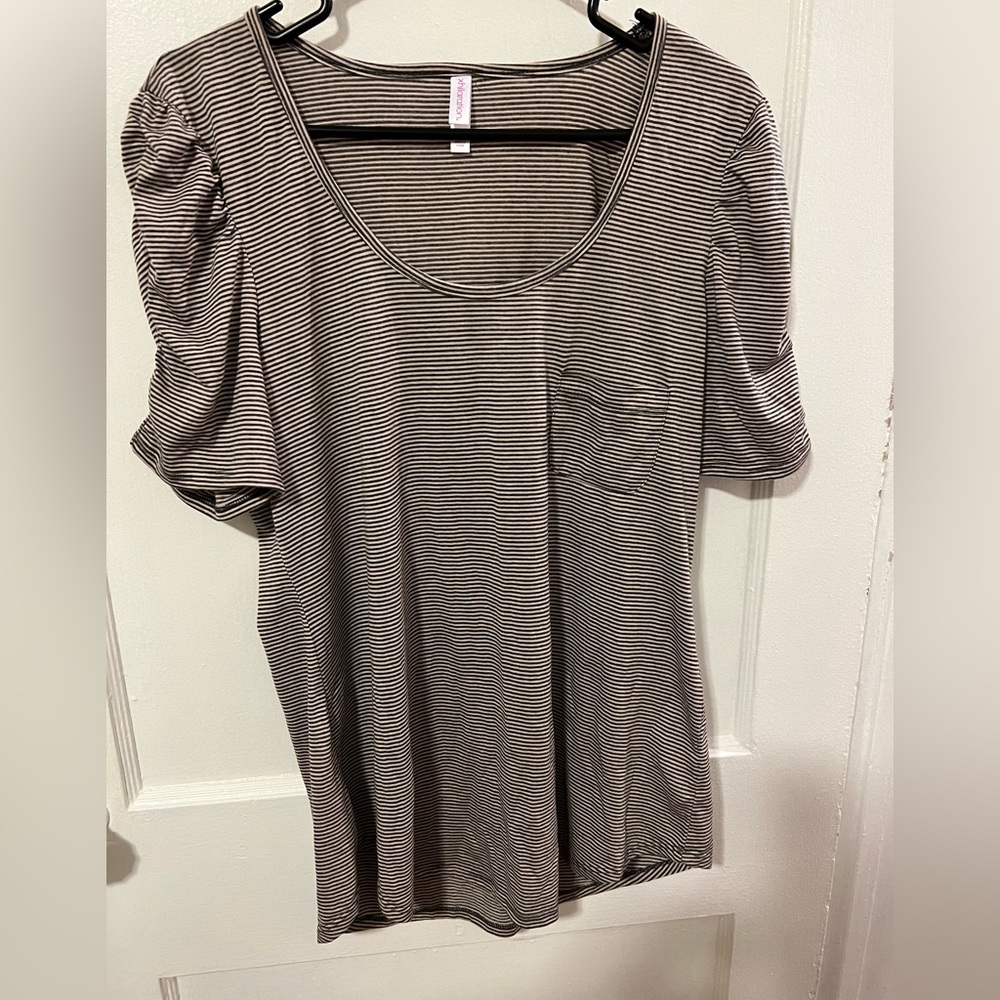 Xhilaration Stripe Top EUC size XXL